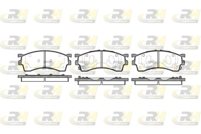 Колодки тормозные дисковые, к-кт. RoadHouse 2415.12