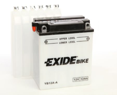 Акумулятор EXIDE Стандарт [12B] 12 Ah/ 134x80x160 (ДхШхВ) CCA 165 EXIDE EXI EB12A-A