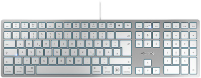 Клавіатура дротова Cherry KC 6000C USB-C QWERTZ Silver (JK-1620DE-1)