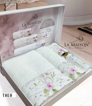 Подарочный набор полотенец с духами La Maison Thea