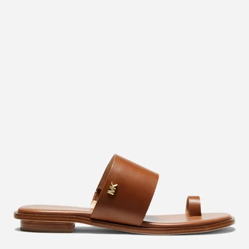Женские шлепанцы Michael Kors 182613594 36.5 (6.5) 24 см Коричневые (1159800322)