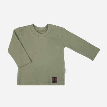 Дитяча футболка з довгими рукавами для хлопчика Nicol 206140 116 см Зелена (5905601018575)
