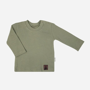 Дитяча футболка з довгими рукавами для хлопчика Nicol 206140 110 см Зелена (5905601018568)