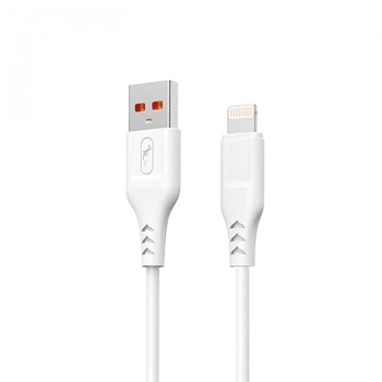 Кабель SkyDolphin S61L USB - Lightning (M/M), 1 м, Білий (SDUSB-000443)