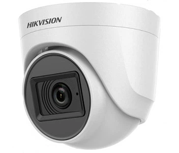 2Мп Turbo HD видеокамера Hikvision DS-2CE76D0T-ITPFS с микрофоном для видеонаблюдения купольная инфракрасная (LO-TH_11C)
