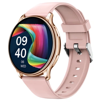Жіночий смартгодинник UWatch Melisia Gold Rubber 2 ремінці, з ремінцем.