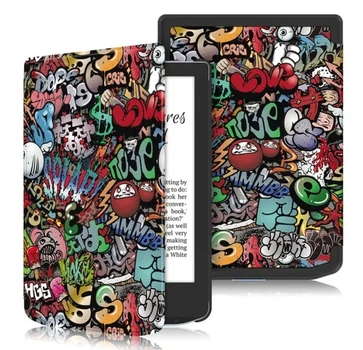 Чехол обложка Primolux Slim для электронной книги PocketBook 629 Verse / PocketBook 634 Verse Pro - Graffiti Primolux SLIM-PB629-GRF разноцветный
