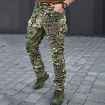 Мужские штаны "Stalker" рип-стоп с влагозащитной пропиткой мультикам размер S
