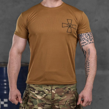 Потовідвідна чоловіча футболка Coolmax з принтом койот розмір S