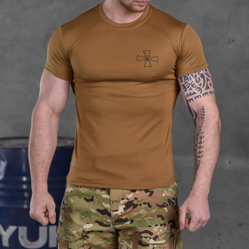 Мужская футболка SSO Coolpass с сетчатыми вставками койот размер L