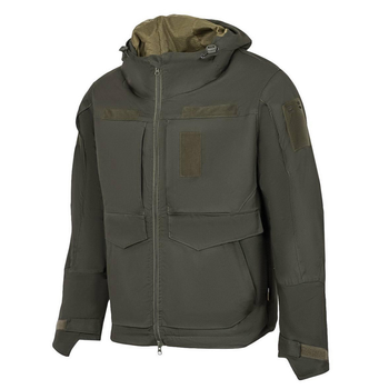 Демисезонная мужская куртка "Hunter" Canvas Streatch с сеточной подкладкой олива размер 3XL