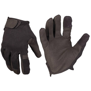 Сенсорні рукавиці MIL-TEC із накладкою Eva чорні розмір L