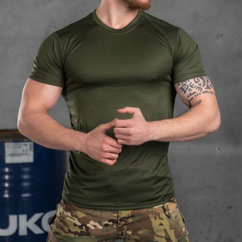 Потовідвідна чоловіча футболка "Animal" з анатомічним кроєм олива розмір M