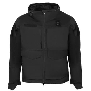 Демісезонна чоловіча куртка "Hunter" Canvas Streatch із сітковою підкладкою чорна розмір XL