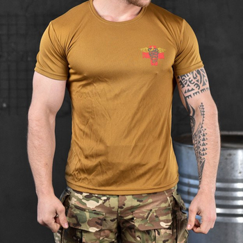 Потоотводящая мужская футболка Odin Medical Coolmax койот размер S