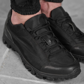 Кросівки "Newcastle" Cordura зі шкіряними вставками чорні розмір 46