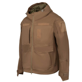 Демисезонная мужская куртка "Hunter" Canvas Streatch с сеточной подкладкой койот размер S