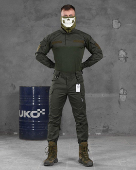 Стрейчевые тактический костюм 7.62 tactical Minnesota хаки 3XL
