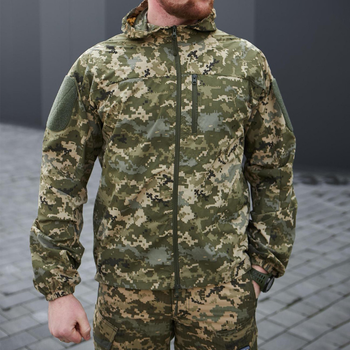 Мужская летняя куртка "T-Storm" с липучками для шевронов пиксель размер 4XL