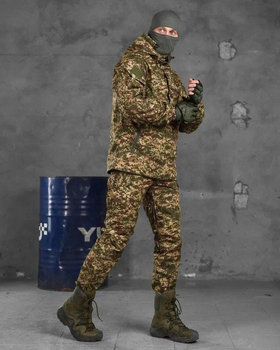 Весенний тактический костюм Хищник Горка 4 штаны+анорак S пиксель (83958)