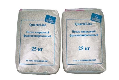 Фільтраційний пісок кварцовий QuartzLine Linex фракція 4,0-6,0 мм 25 кг