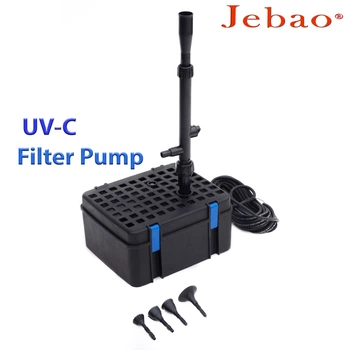 Фильтр для пруда подводный Jebao UFP-2000 с УФ лампой 11 Вт и насосом