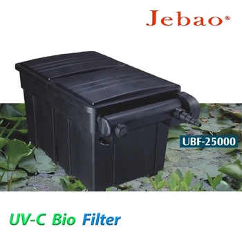 Фильтр Jebao проточный прудовый с УФ лампой UBF-25000 с УФ 36Вт