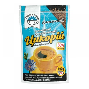 Цикорій Chicory World класичний розчинний 100 г 50 % інуліну
