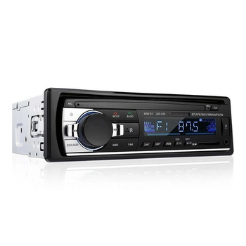 Чорна автомагнітола Podofo JSD 520 з Bluetooth AUX потужність 4х60W
