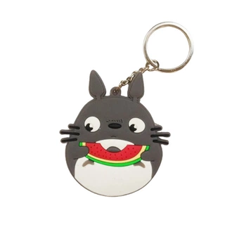 Брелок резиновый Мой сосед Тоторо My Neighbor Totoro с арбузом (23957)