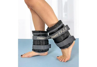 Утяжелители для рук и ног EasyFit наборные 0,5-2,5 кг (пара) с песком