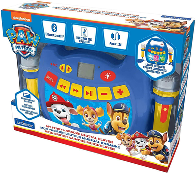 Портативний цифровий програвач Lexibook Paw Patrol My First Digital Караоке (3380743091242)