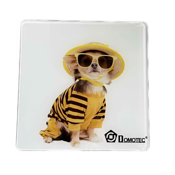 Вага електронна підлогова Domotec MS-2019 180 кг скло собака