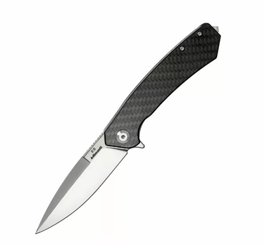 Ніж складний кишеньковий, туристичний Flipper Adimanti Skimen-CF Black 205 мм