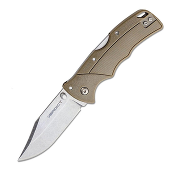 Ніж складаний Cold Steel Verdict CP, fde Green замок Tri-Ad Lock CS-FL-C3CPSSFDE