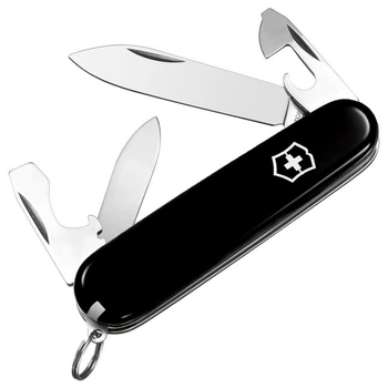 Складаний швейцарський ніж Victorinox Recruit 84мм Black 10in1 Vx02503.3