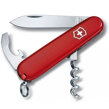 Складаний швейцарський ніж Victorinox Waiter Ukraine Red-Black 9in1 Vx03303.1.3