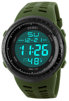 Мужские часы Skmei 1167AG Army Green