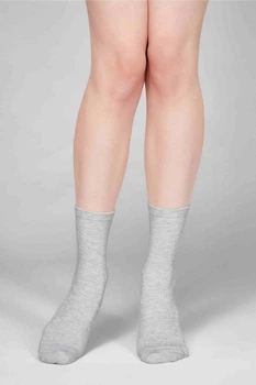 Носочки, 3 штуки Legs 36-40 Серый меланж (96432)