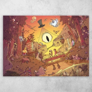 Плакат постер CupKit "Гравити Фоллз / Gravity Falls" №34 А4 21х29,7 см