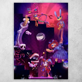 Плакат постер CupKit "Удивительный цифровой цирк / The Amazing Digital Circus" №5 А3 42х29,7 см