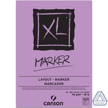 Альбом для маркерів Canson XL 100 аркушів 70 г/м2 А3