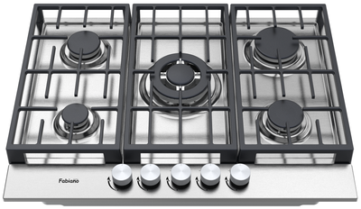 Варильна поверхня газова Fabiano FHG 8655 VGHT Inox 8112.406.1478