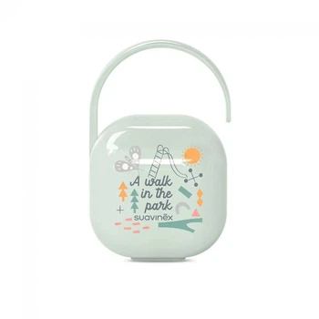 Футляр для пустушок Suavinex A walk in the park, green 308203