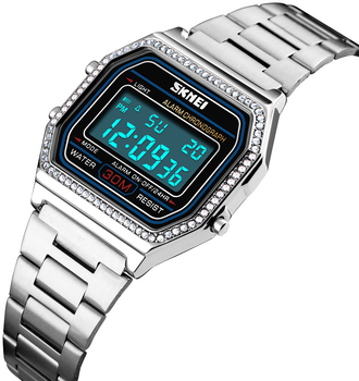 Жіночий годинник Skmei 1474SI Silver