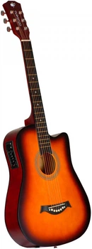 Электроакустическая тревел гитара Alfabeto TravelerEQ (3 Tone Sunburst) + чехол