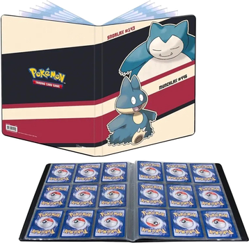 Альбом для зберігання карток Pokemon Portfolio 9-P Snorlax and Munchlax (0074427159504)