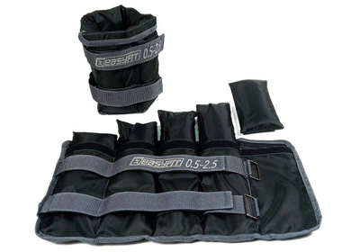 Утяжелители для ног и рук EasyFit наборные 0,5-2,5 кг (пара)