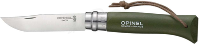 Нож Opinel Trekking №8 Inox. Цвет - зеленый (2046344)