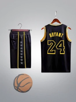 Форма баскетбольна дитяча Lion NBA LAKERS BRYANT 24 колір чорний 2ХS - на 4-7 років, зріст 114-120 (CO-2265-2XS)